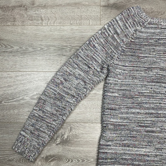 Faded Glory Speckled Gray Knit Sweater XL (16-18) - Picture 13 of 14